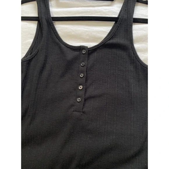 Z Supply Black Ribbed Body Suit Size Medium - Picture 8 of 9